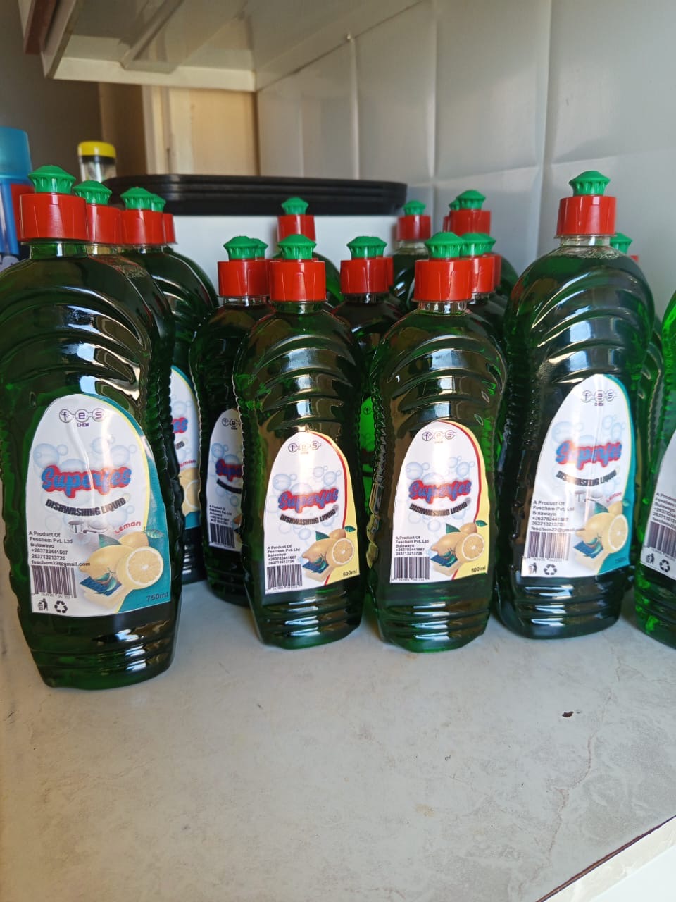 Superfes Dishwashing Liquid line-up